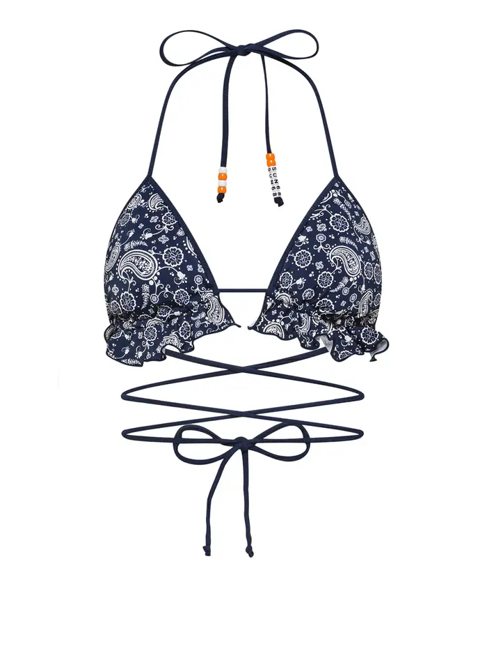 bikini pezzo sopra sun68 da donna - blu