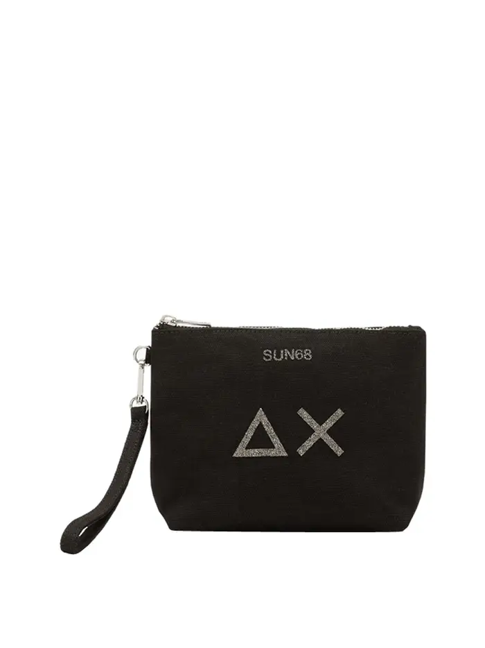borsa pochette sun68 da donna - nero