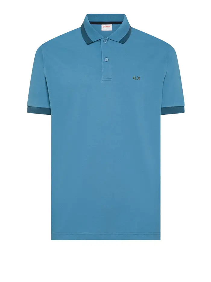 polo sun68 da uomo - blu