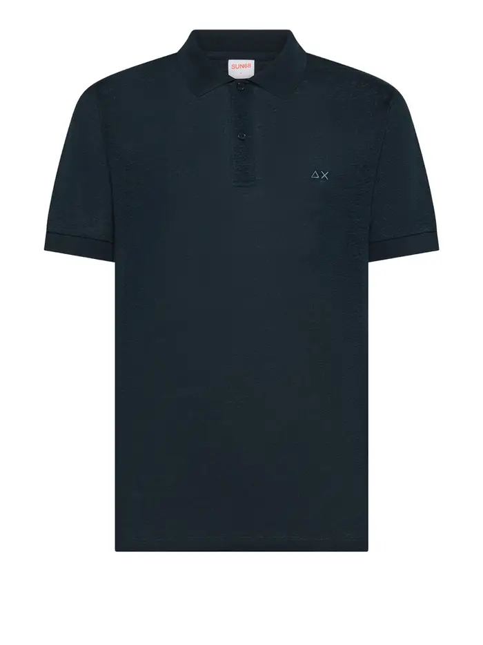 polo sun68 da uomo - blu