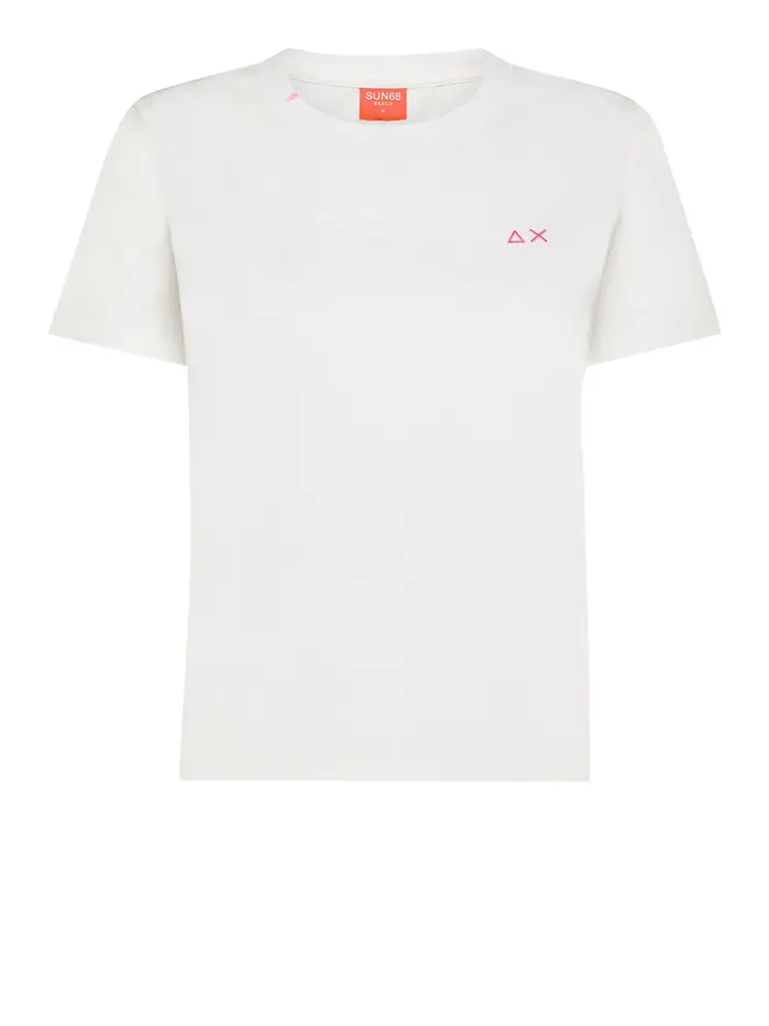 t-shirt sun68 da donna - bianco