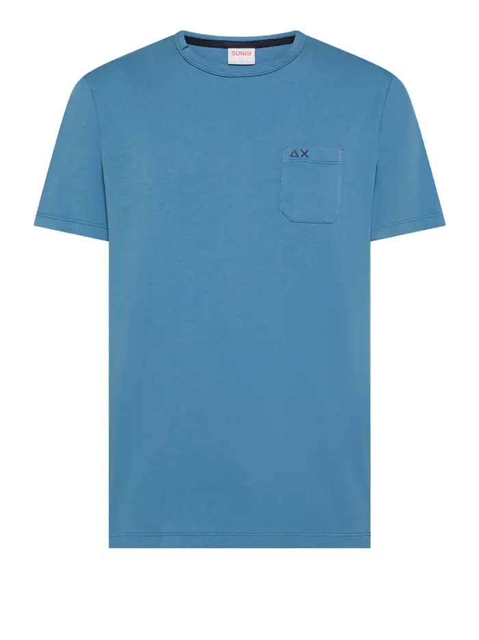 t-shirt sun68 da uomo - blu