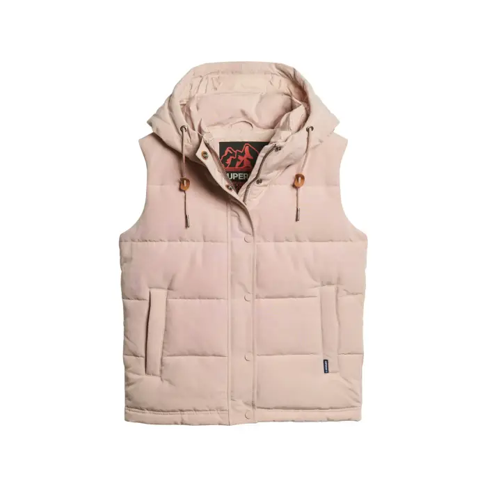 Gilet imbottito con cappuccio da donna Superdry Everest