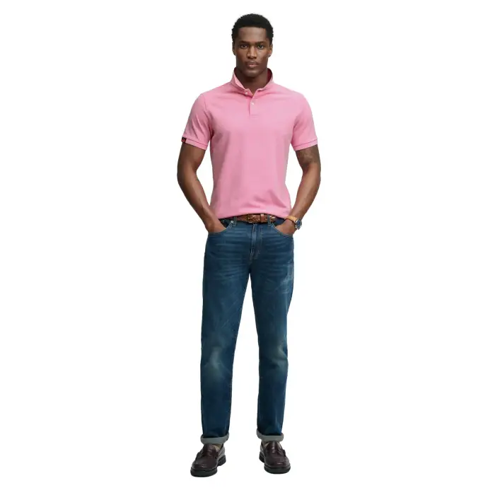 Polo vintage Superdry Destroy Rose