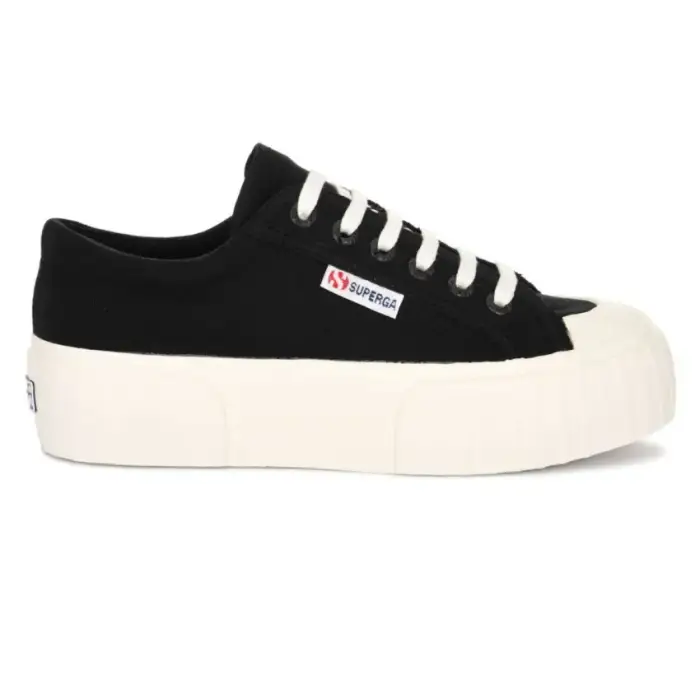 Scarpe da ginnastica da donna Superga 2631-Stripe Noir
