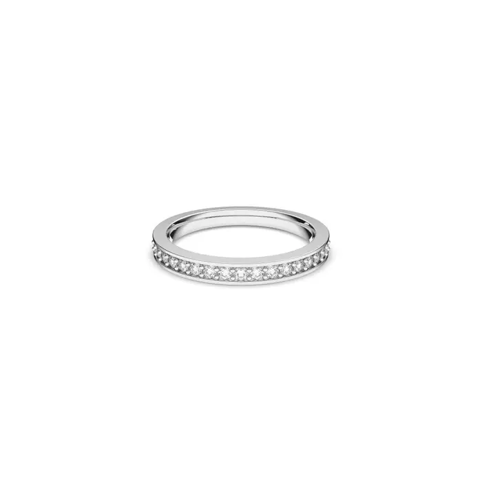 Anello Matrix - Anello Placcato Rodio - Swarovski
