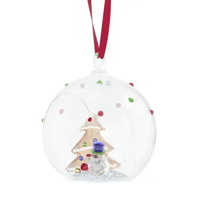 Decorazione Pallina Albero E Pupazzo Di Neve - Swarovski