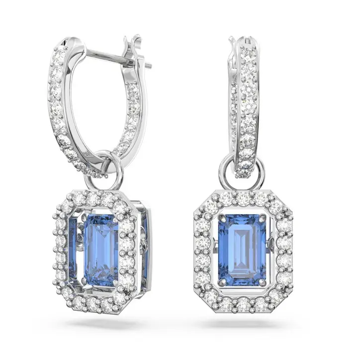 Orecchini Pendenti Una - Swarovski - Cristalli Blu