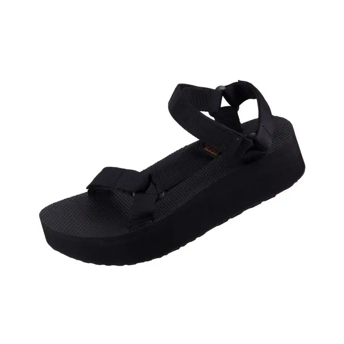 Sandali con zeppa Teva Flatform Universal Nero
