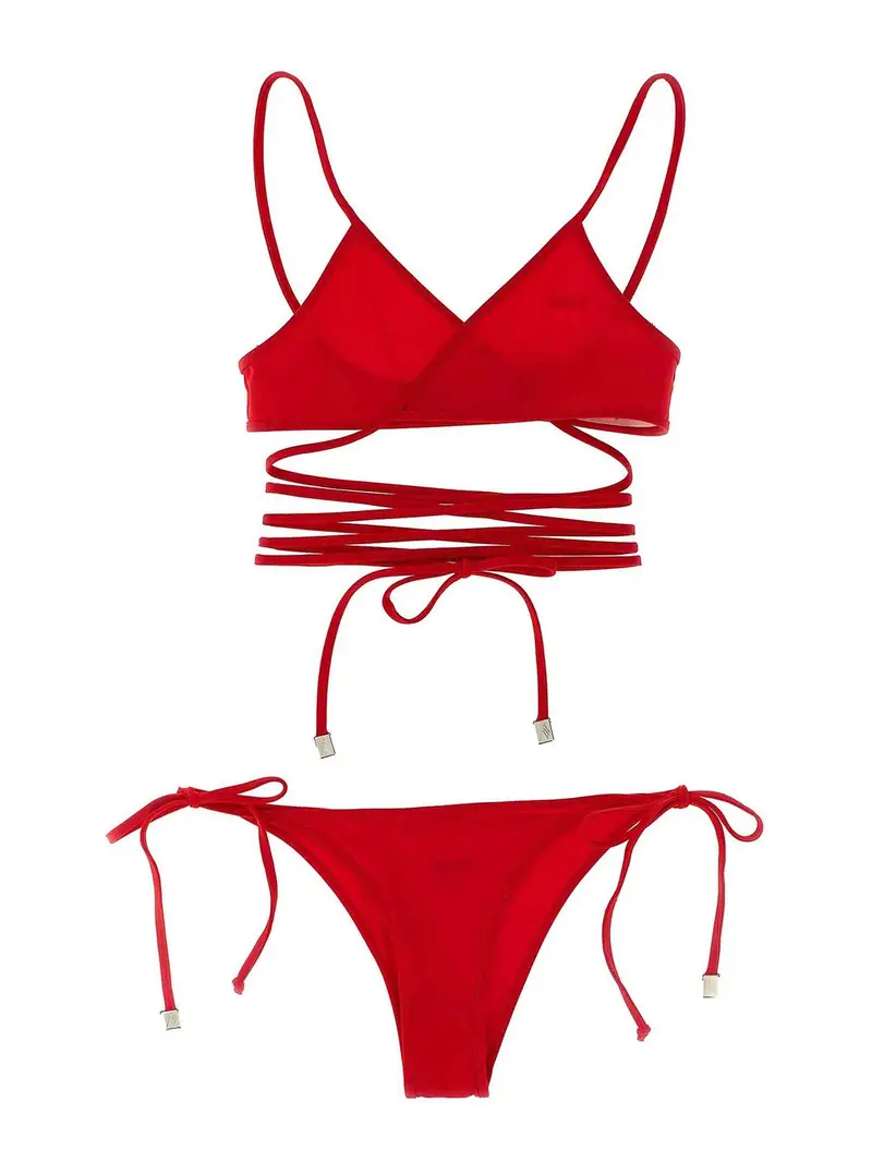 The Attico Estate Meravigliosa Bikini Rosso