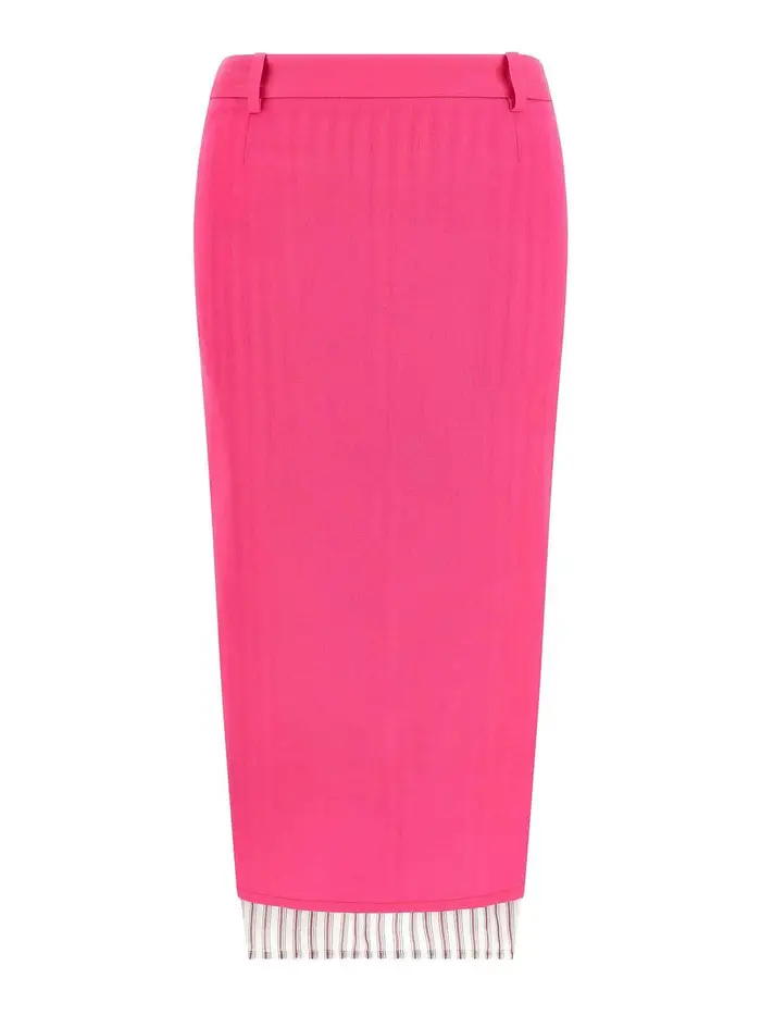 The Attico Gonna a doppio strato Multicolore