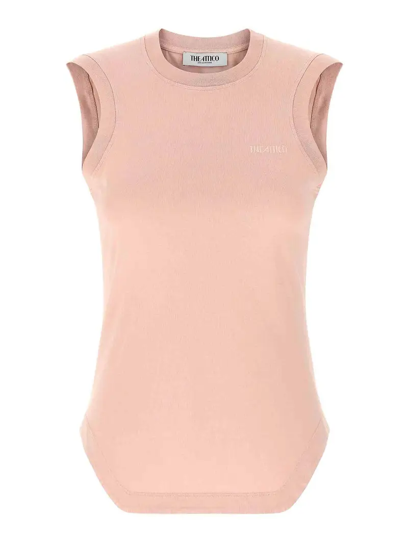 The Attico ReeseTop Color Carne E Neutri