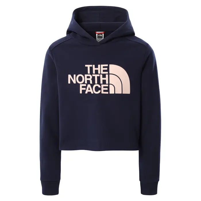 Felpe con cappuccio The North Face DREW PEAK CROPPED HOODIE Blu