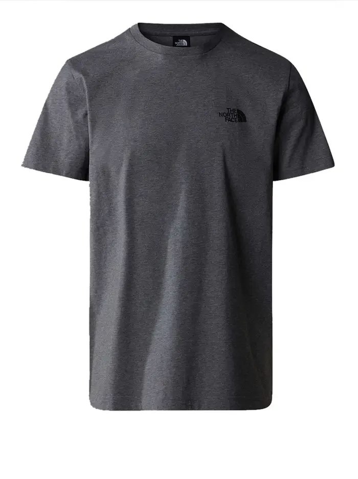t-shirt the north face da uomo - grigio