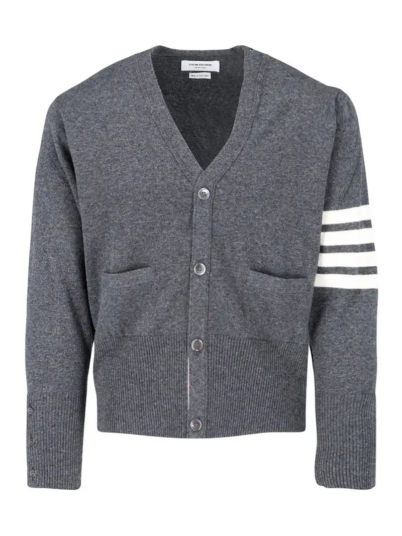 Thom Browne Cardigan Grigio 4575843