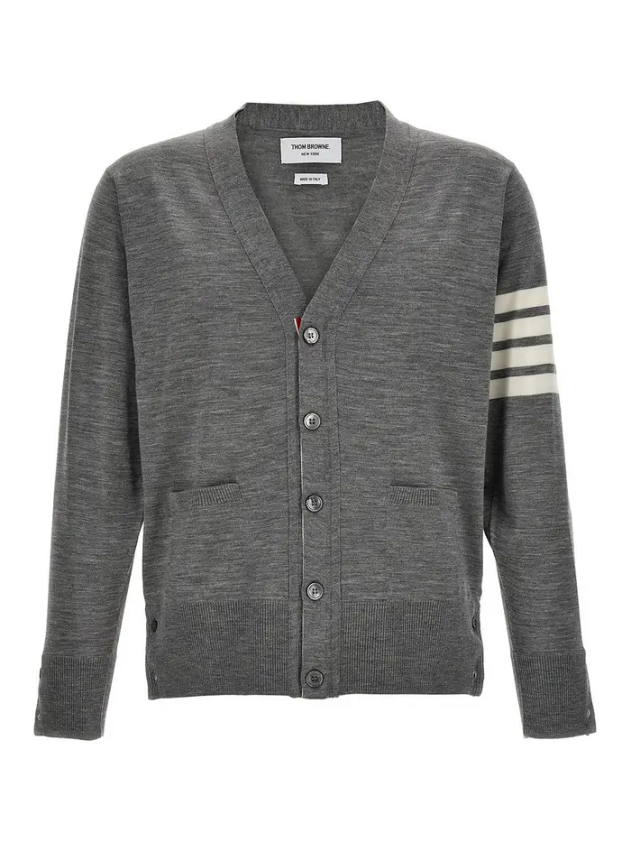 Thom Browne Cardigan Grigio