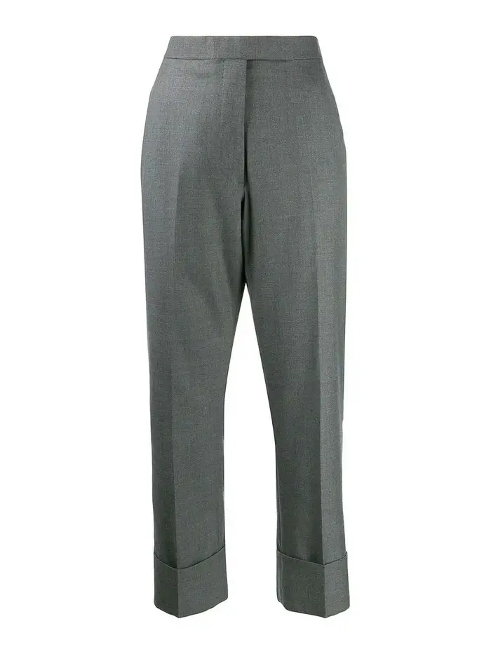 Thom Browne Pantaloni Classic Grigio
