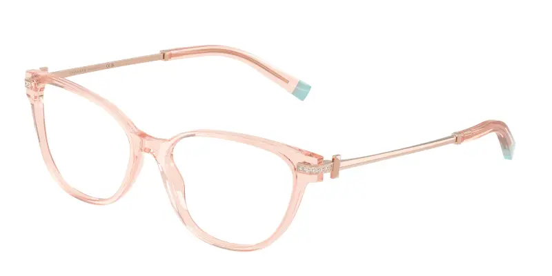 Tiffany Donna TF2223B 8278 Montature da vista Acetato Trasparente Trasparente Cat Eye Normale