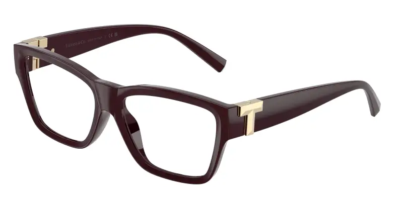 Tiffany Donna TF2285U 8447 Montature da vista Iniettato Viola Trasparente Squadrata Normale