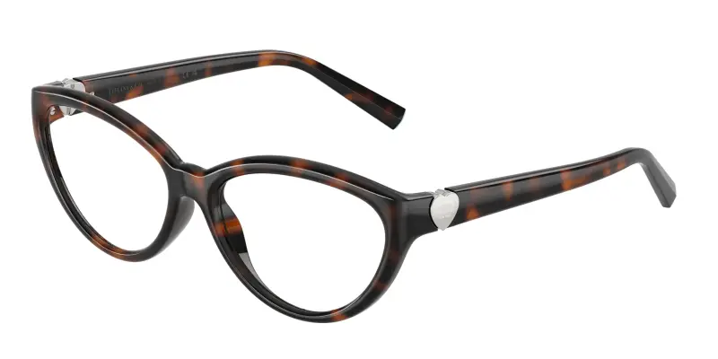 Tiffany Donna TF2287U 8015 Montature da vista Iniettato Tartaruga Trasparente Cat Eye Normale