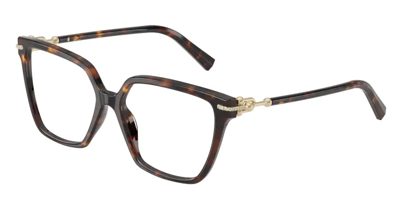 Tiffany Donna TF2290BU 8015 Montature da vista Acetato Tartaruga Trasparente Squadrata Normale