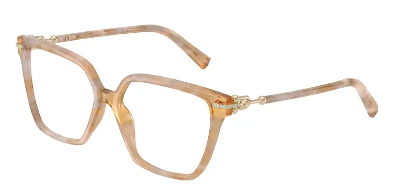 Tiffany Donna TF2290BU 8451 Montature da vista Acetato Tartaruga Trasparente Squadrata Normale