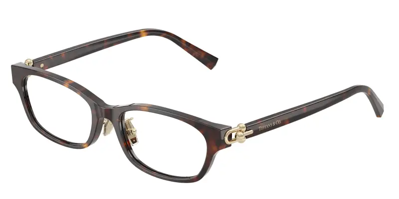 Tiffany Donna TF2291D 8015 Montature da vista Acetato Tartaruga Trasparente Pillow Normale