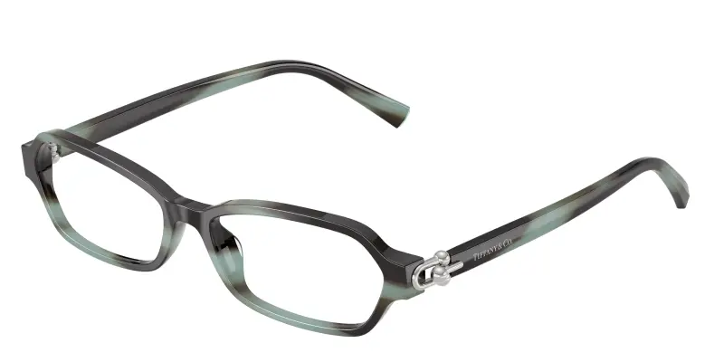 Tiffany Donna TF2293U 8443 Montature da vista Acetato Tartaruga Trasparente Geometrica Normale