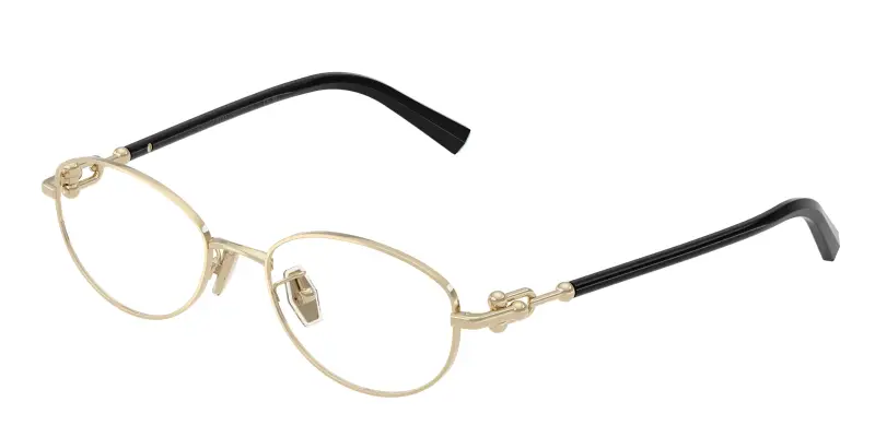 Tiffany Unisex TF1176D 6021 Montature da vista Metallo Oro Trasparente Rotonda Normale