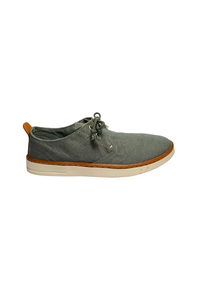Scarpe Uomo Timberland Hookset Low Lace Sneaker Dark Green Canvas