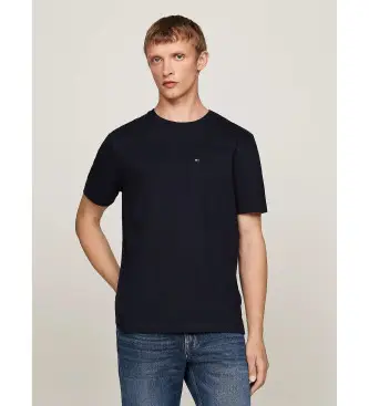 Tommy Hilfiger per uomo MW0MW37283 T-shirt con tasca applicata blu scuro, Casual, Cotone, Manica corta, Navy