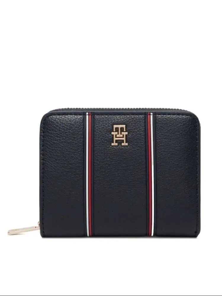Tommy Hilfiger portafoglio blu navy donna mini logo