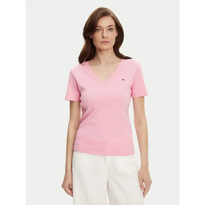 T-shirt New Cody WW0WW40584 Rosa Slim Fit