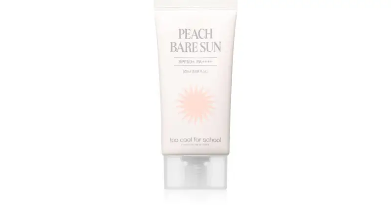 Too cool for school Peach Bare Sun crema abbronzante viso SPF 50+ 50 ml