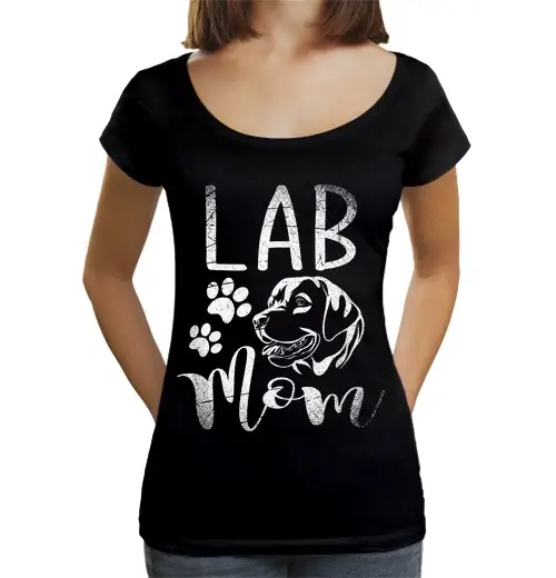 Tostadora T-shirt da donna scollo amplio Loose Fit mamma lab