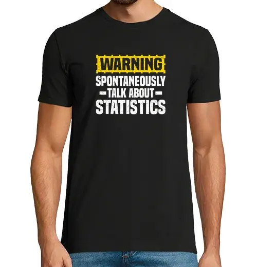 Tostadora T-shirt uomo manica corta parlare spontaneamente di statistica