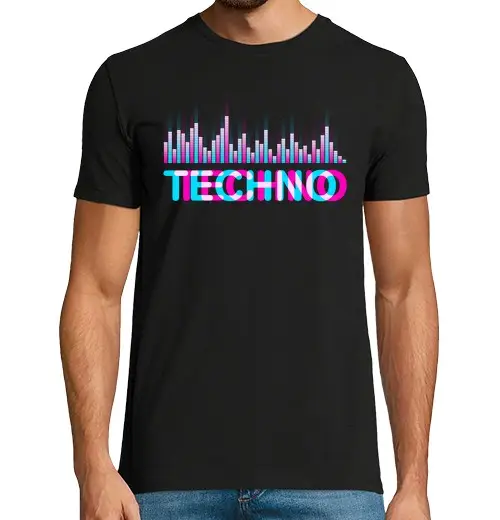 Tostadora T-shirt uomo manica corta volume massimo techno