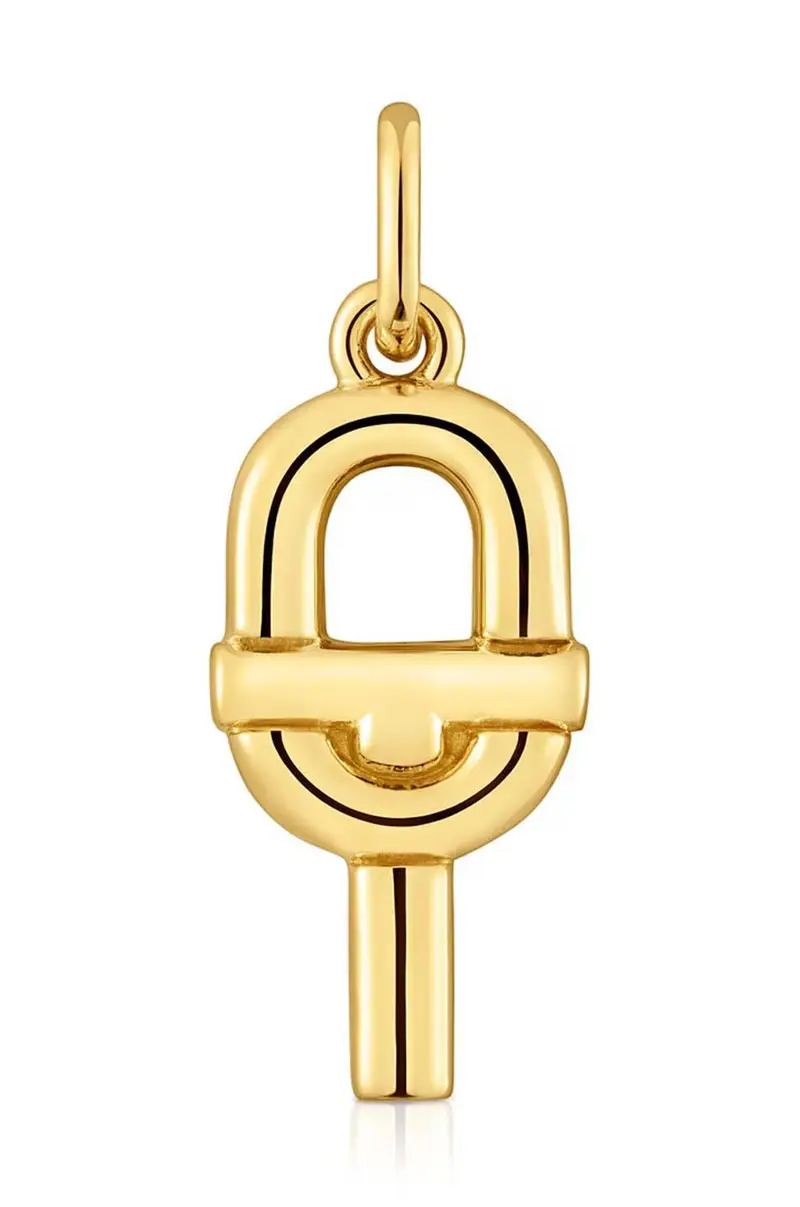 Tous ciondolo in argento placcato oro Manifesto