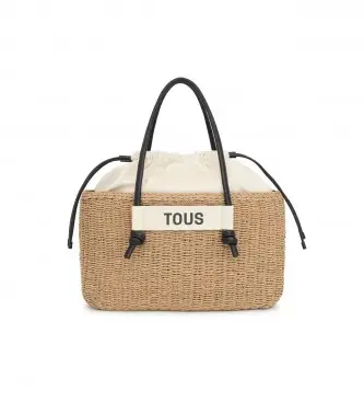 TOUS per donna 2001716959 Navicella L Scoubidou Naturale-Nero 23x36x18cm- (OSFA), Marrone, Casual, Carta