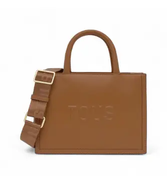 TOUS per donna 2002192143 Borsa shopper Brenda marrone medio (OSFA), Casual, Poliuretano Cammello