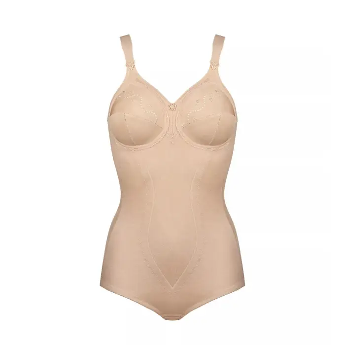 Body donna in cotone Triumph Doreen Beige