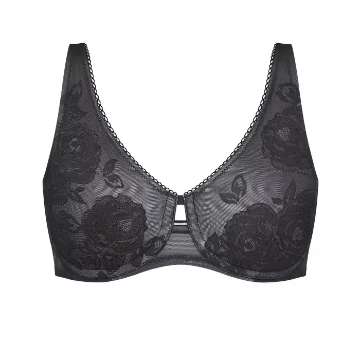 Reggiseno da donna Triumph Wild Rose Sensation W01 Noir
