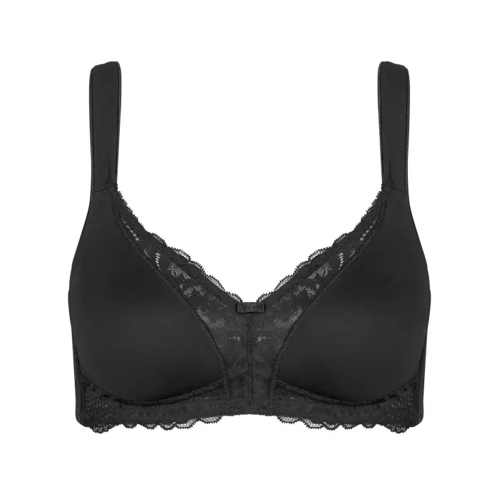 Reggiseno donna in pizzo di cotone Triumph Modern N Noir
