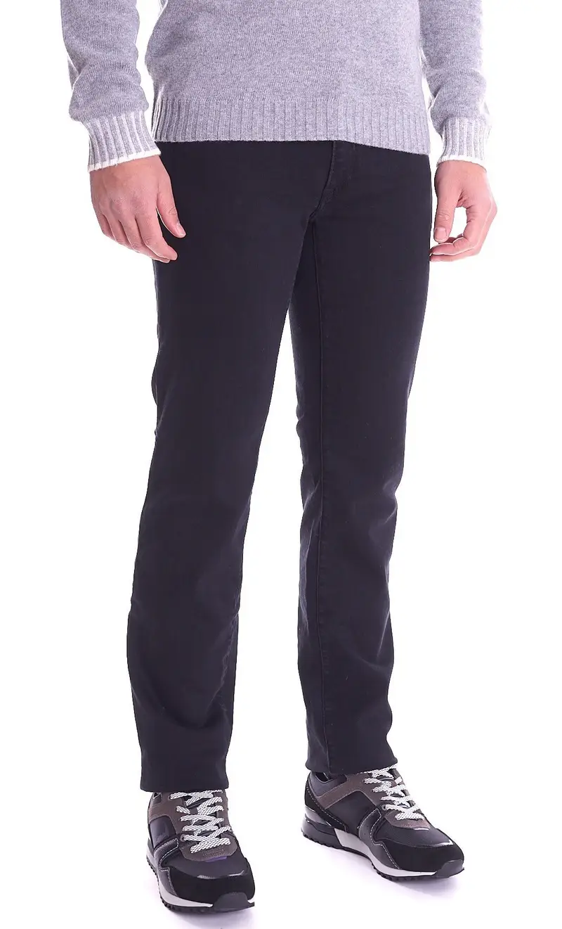 Trussardi Jeans 380 icon denim cairo nero, colore nero