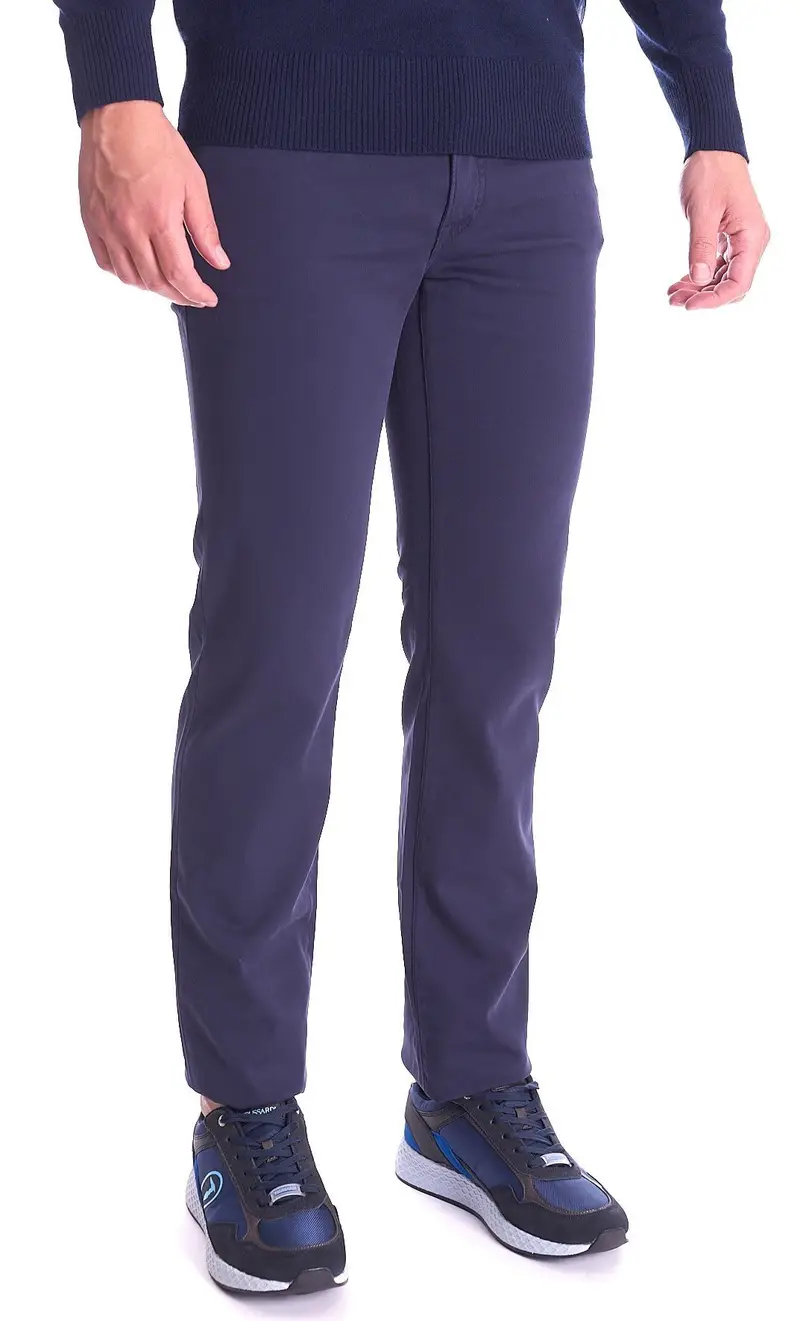 Trussardi Pantalone 380 icon tricotina blu, colore blu