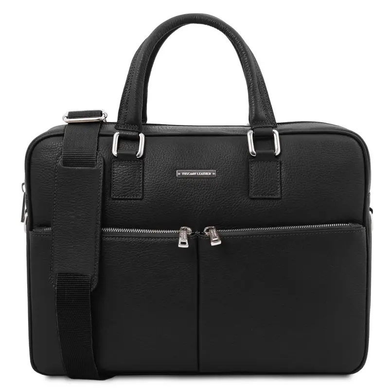 Tuscany Leather Borsa porta computer in pelle Nero
