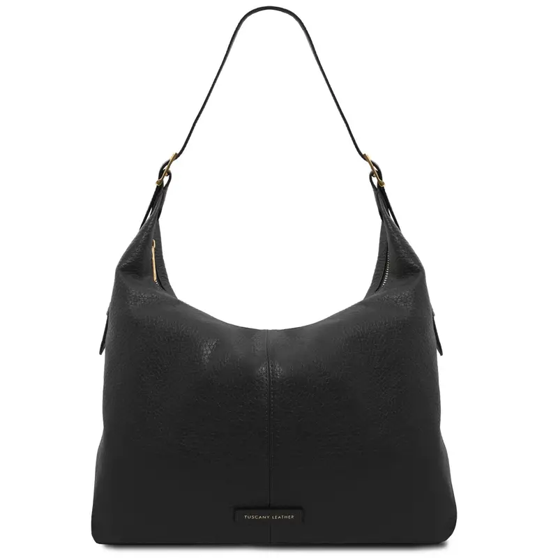 Tuscany Leather Borsa shopping in pelle Nero