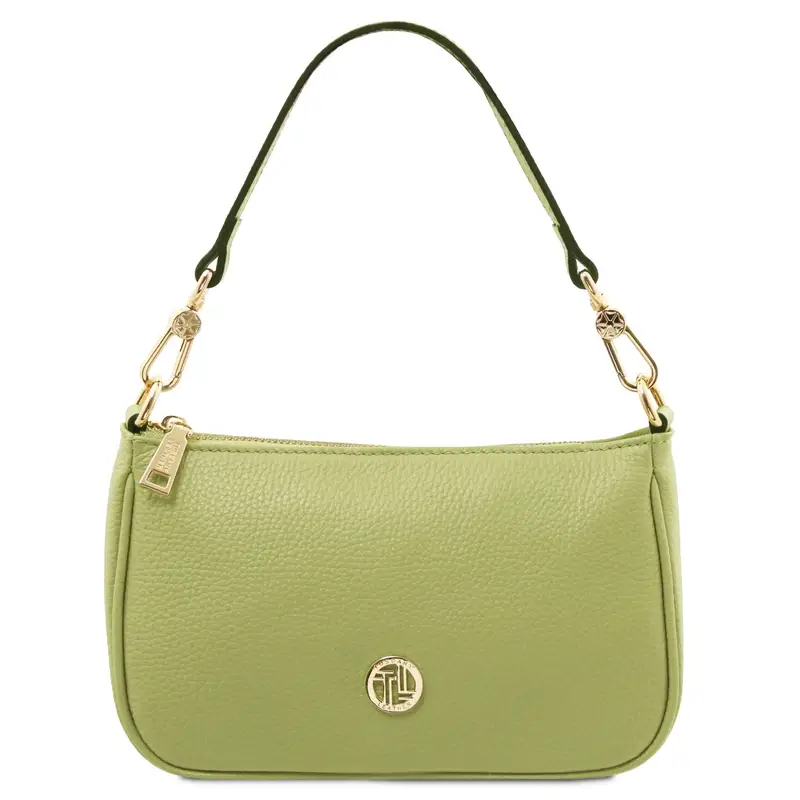 Tuscany Leather Pochette in pelle Verde Lime