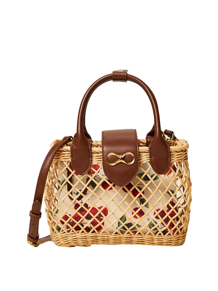 borsa a tracolla twin set da donna - marrone