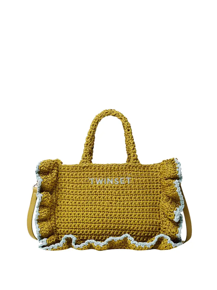 borsa a tracolla twin set da donna - verde